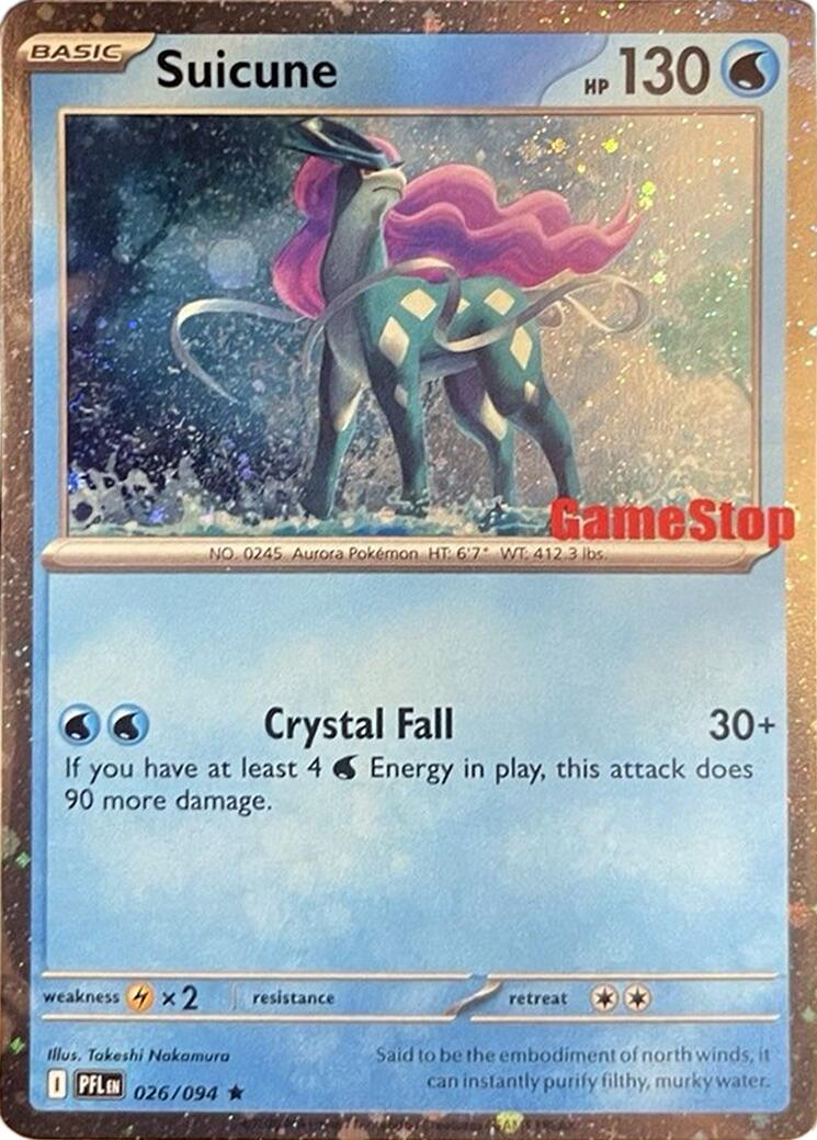 Suicune (024/131) (Cosmos Holo) (GameStop Exclusive) [Miscellaneous Cards] | Black Swamp Games