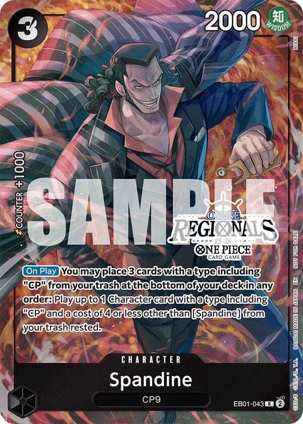 Spandine (Online Regional Participation Pack 2025 Vol.1) [One Piece Promotion Cards] | Black Swamp Games
