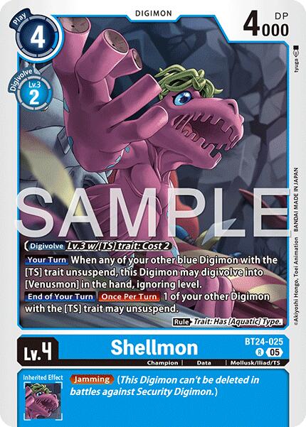 Shellmon [BT24-025] [Time Stranger] | Black Swamp Games