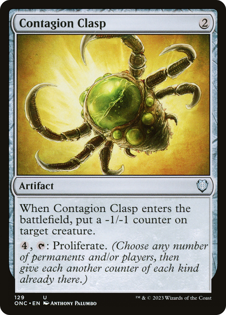 Contagion Clasp [Phyrexia: All Will Be One Commander] | Black Swamp Games