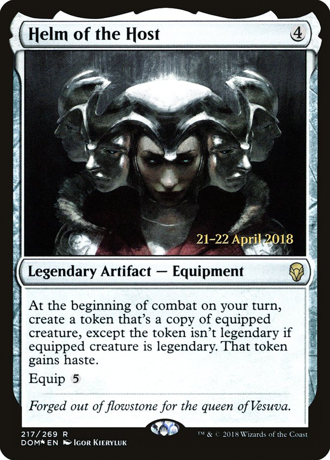 Helm of the Host [Dominaria Prerelease Promos] | Black Swamp Games