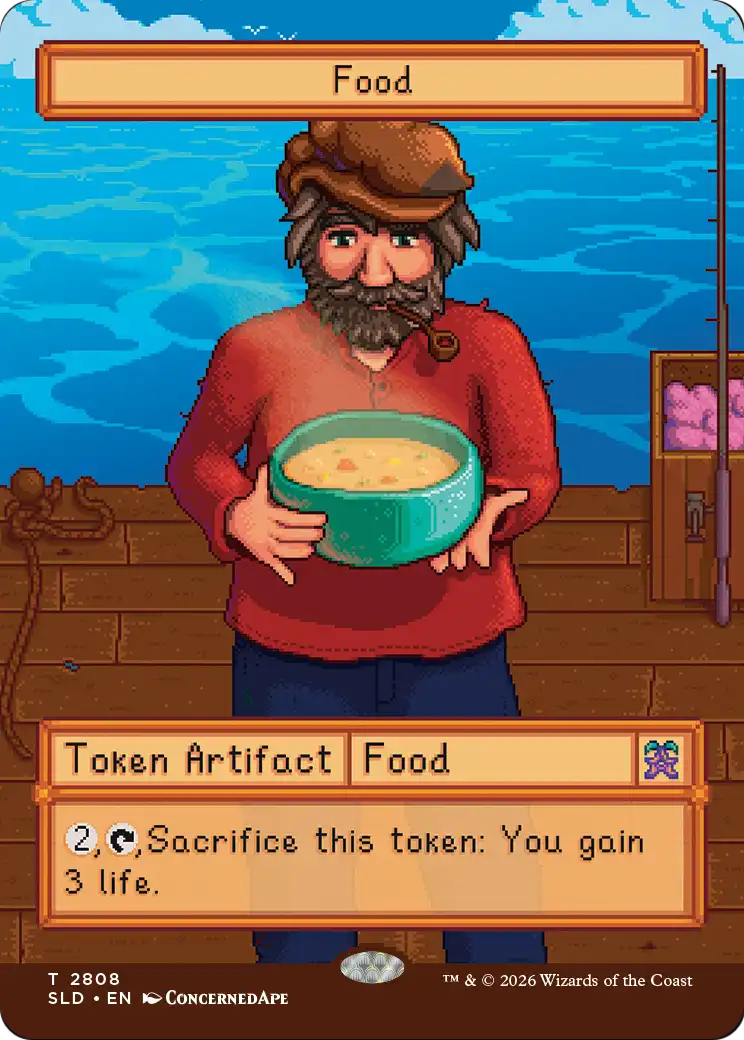 Food Token (2808) [Secret Lair Drop Series] | Black Swamp Games