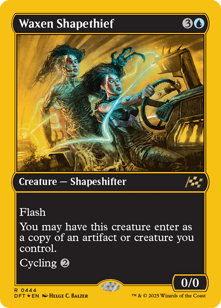 Waxen Shapethief (First-Place Foil) [Aetherdrift] | Black Swamp Games