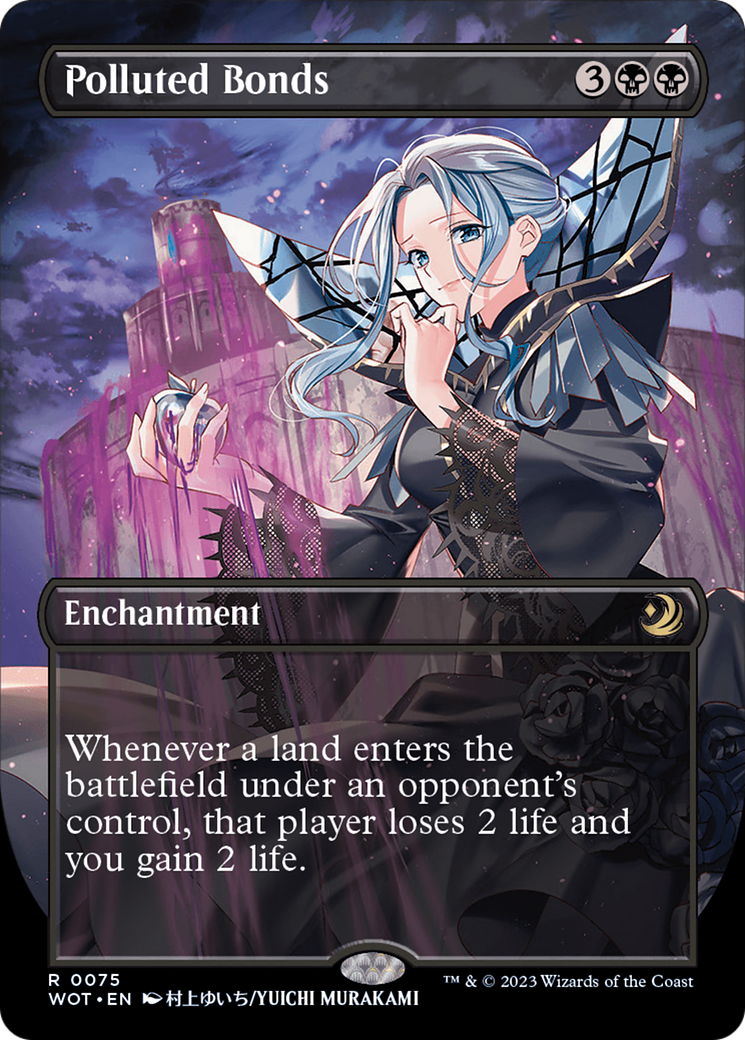 Polluted Bonds (Anime Borderless) [Wilds of Eldraine: Enchanting Tales] | Black Swamp Games