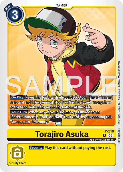 Torajiro Asuka [P-218] (Official Store Tournament 2026 Vol. 1) [Promotional Cards] | Black Swamp Games