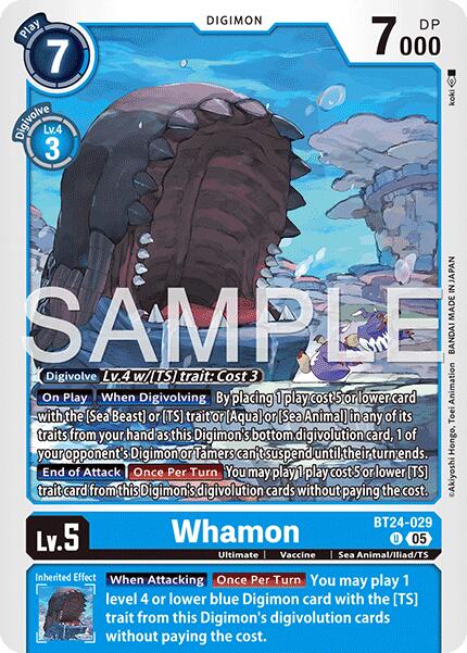 Whamon [BT24-029] [Time Stranger] | Black Swamp Games