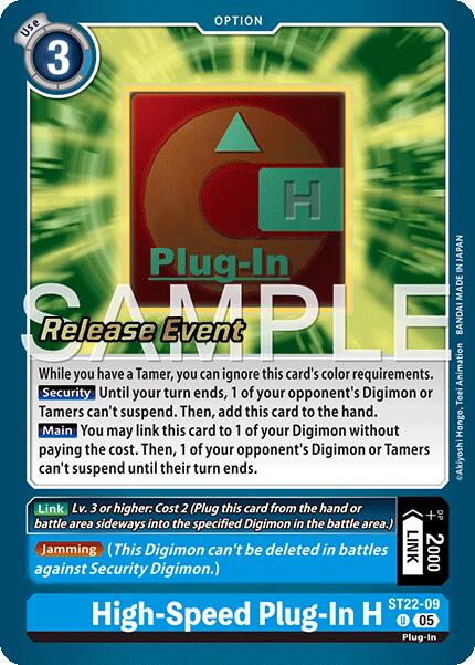 High-Speed Plug-In H [ST22-09] [Starter Deck: Amethyst Mandala Advanced Deck Set Release Event Cards] | Black Swamp Games