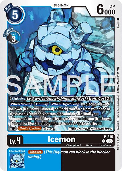 Icemon [P-215] (Official Store Tournament 2026 Vol. 1) [Promotional Cards] | Black Swamp Games