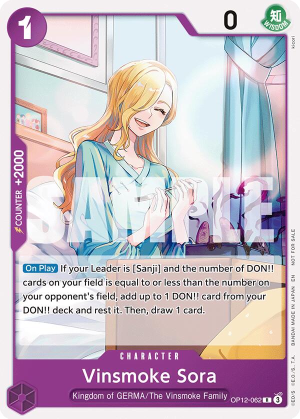 Vinsmoke Sora (Tournament Pack 2026 Vol. 1) [One Piece Promotion Cards] | Black Swamp Games