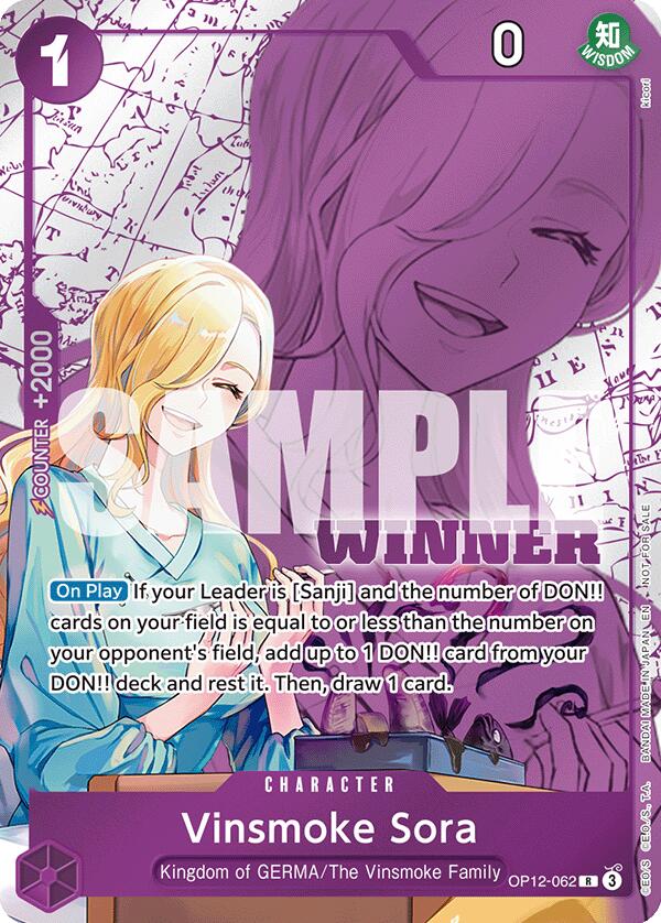 Vinsmoke Sora (Winner Pack 2026 Vol. 1) [One Piece Promotion Cards] | Black Swamp Games