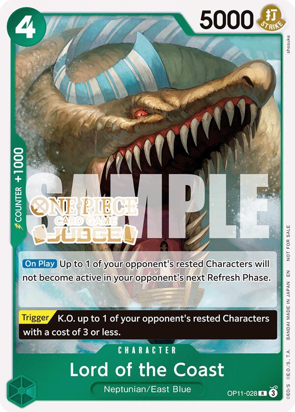 Lord of the Coast (Judge Pack Vol. 7) [One Piece Promotion Cards] | Black Swamp Games
