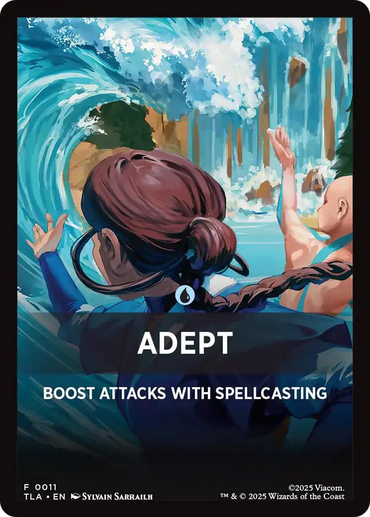 Adept Theme Card [Avatar: The Last Airbender Tokens] | Black Swamp Games