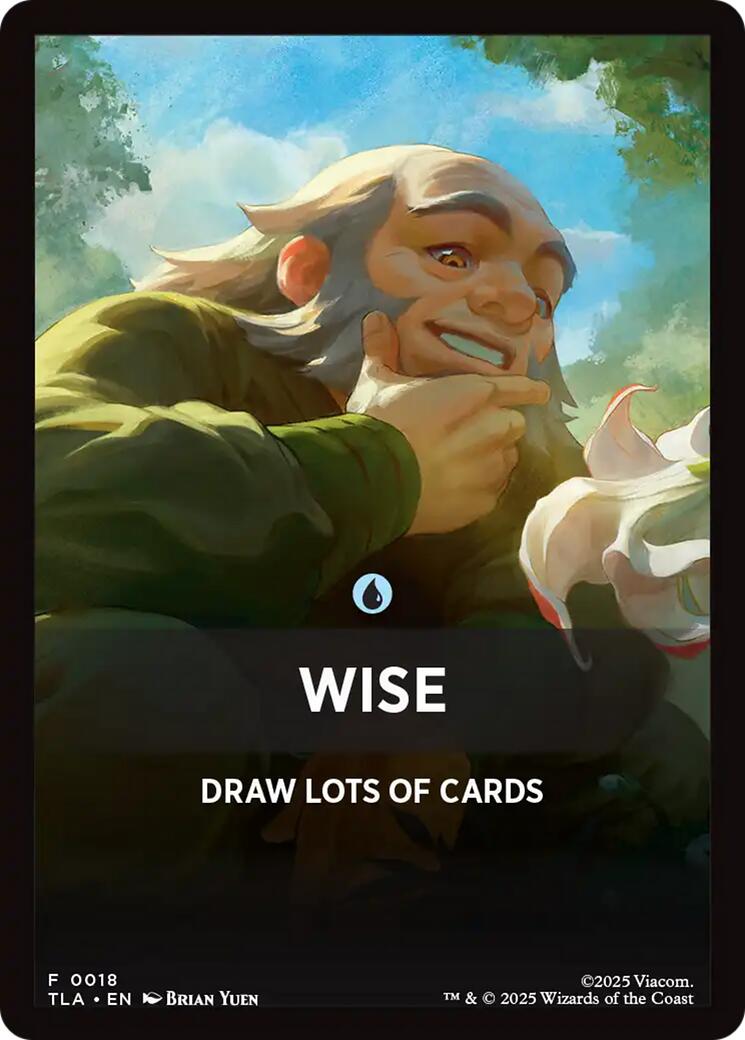 Wise Theme Card [Avatar: The Last Airbender Tokens] | Black Swamp Games