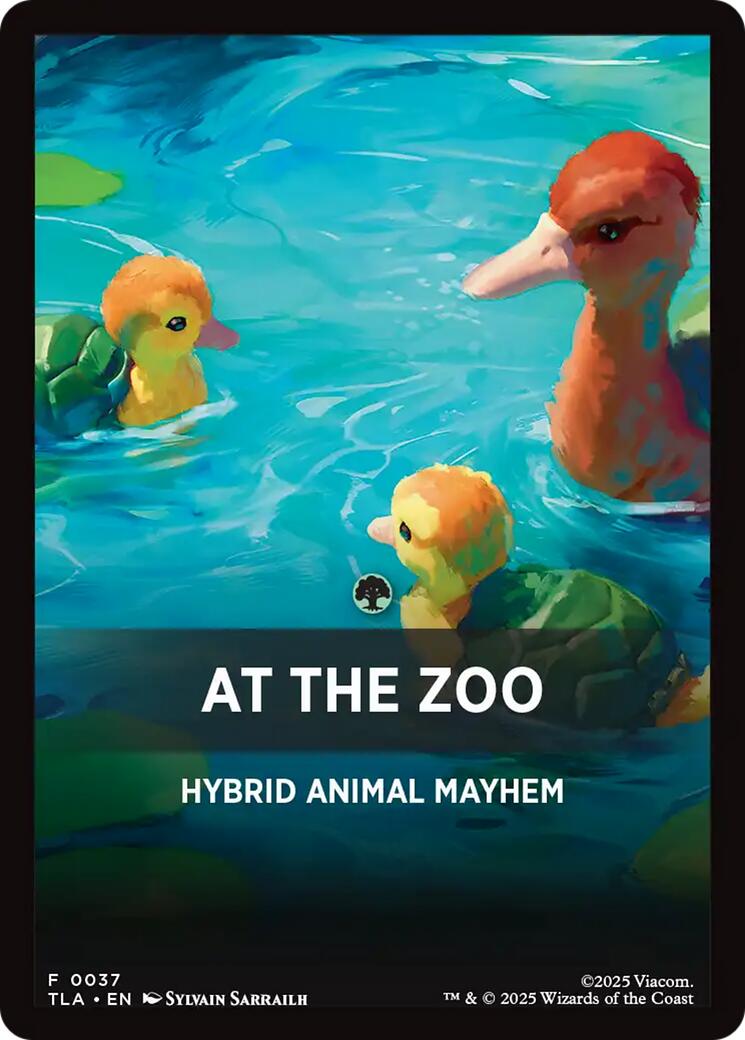 At The Zoo Theme Card [Avatar: The Last Airbender Tokens] | Black Swamp Games