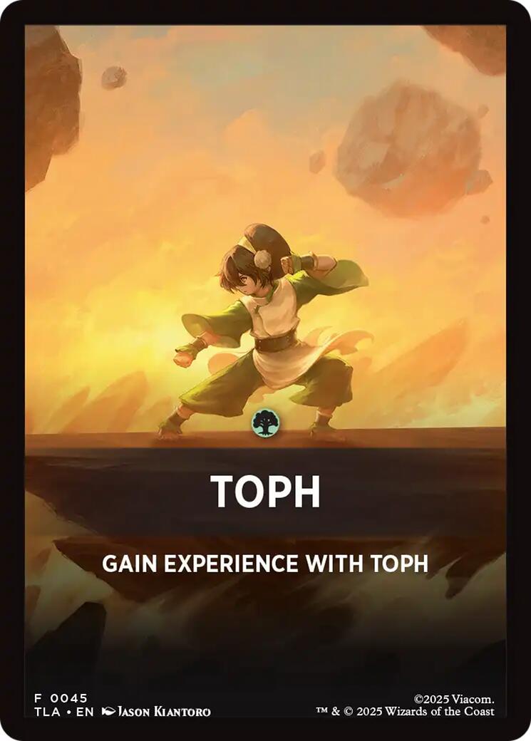 Toph Theme Card [Avatar: The Last Airbender Tokens] | Black Swamp Games