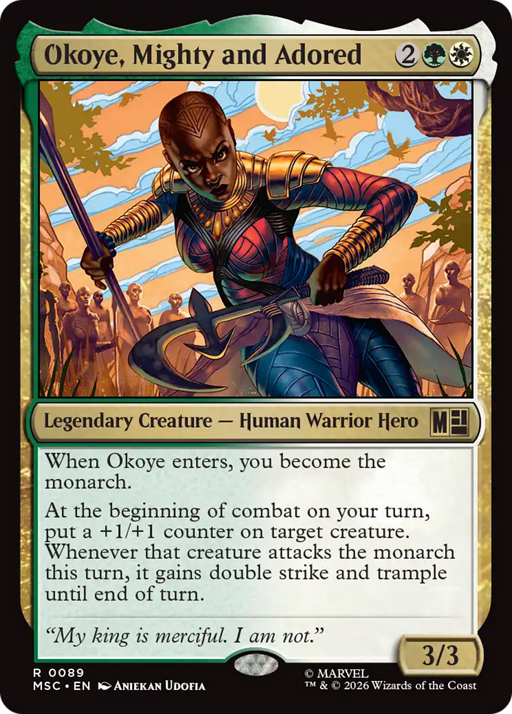 Okoye, Mighty and Adored [Marvel Super Heroes Commander] | Black Swamp Games
