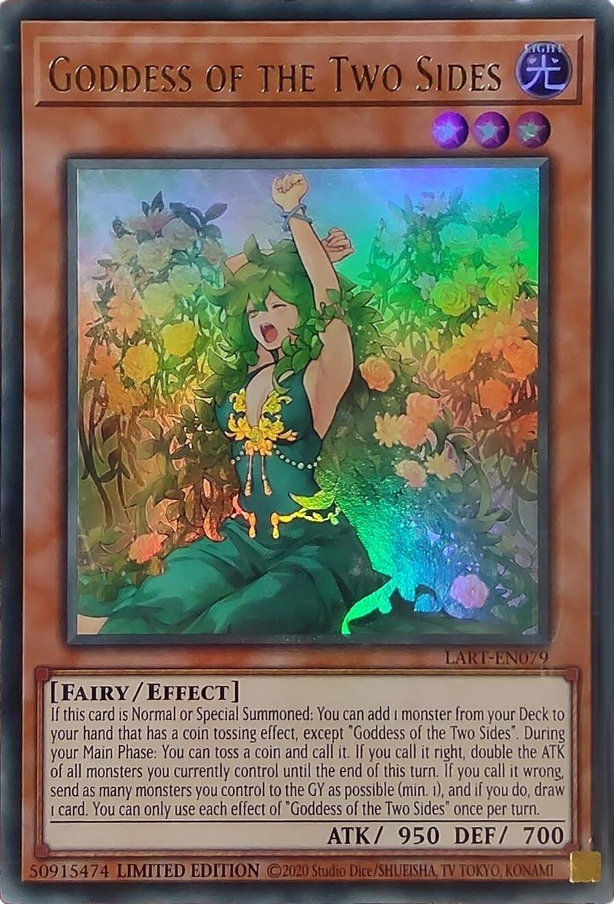 Goddess of the Two Sides [LART-EN079] Ultra Rare | Black Swamp Games