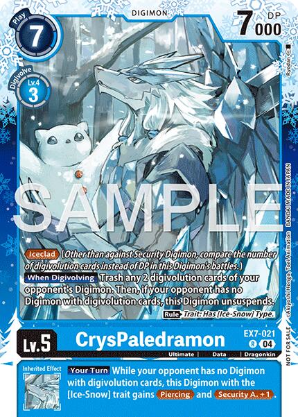 CrysPaledramon [EX7-021] (Regulation Battle Vol. 4 Winner) [Digimon LIBERATOR] | Black Swamp Games