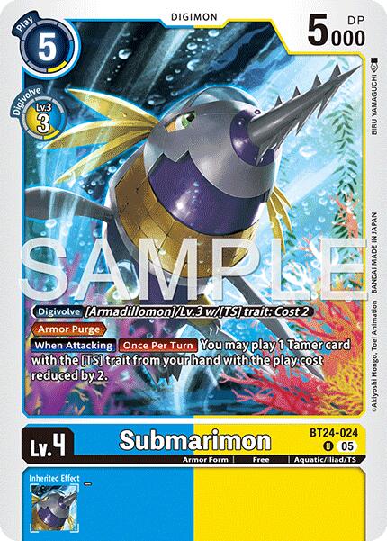 Submarimon [BT24-024] [Time Stranger] | Black Swamp Games
