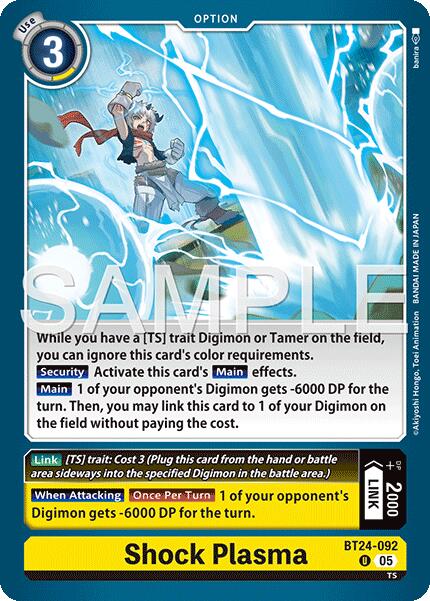 Shock Plasma [BT24-092] [Time Stranger] | Black Swamp Games