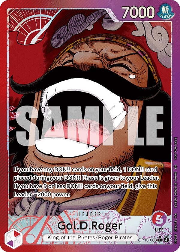 Gol.D.Roger (Jumbo) [One Piece Promotion Cards] | Black Swamp Games