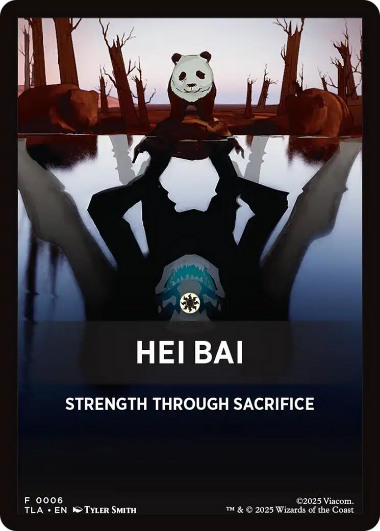 Hei Bai Theme Card [Avatar: The Last Airbender Tokens] | Black Swamp Games