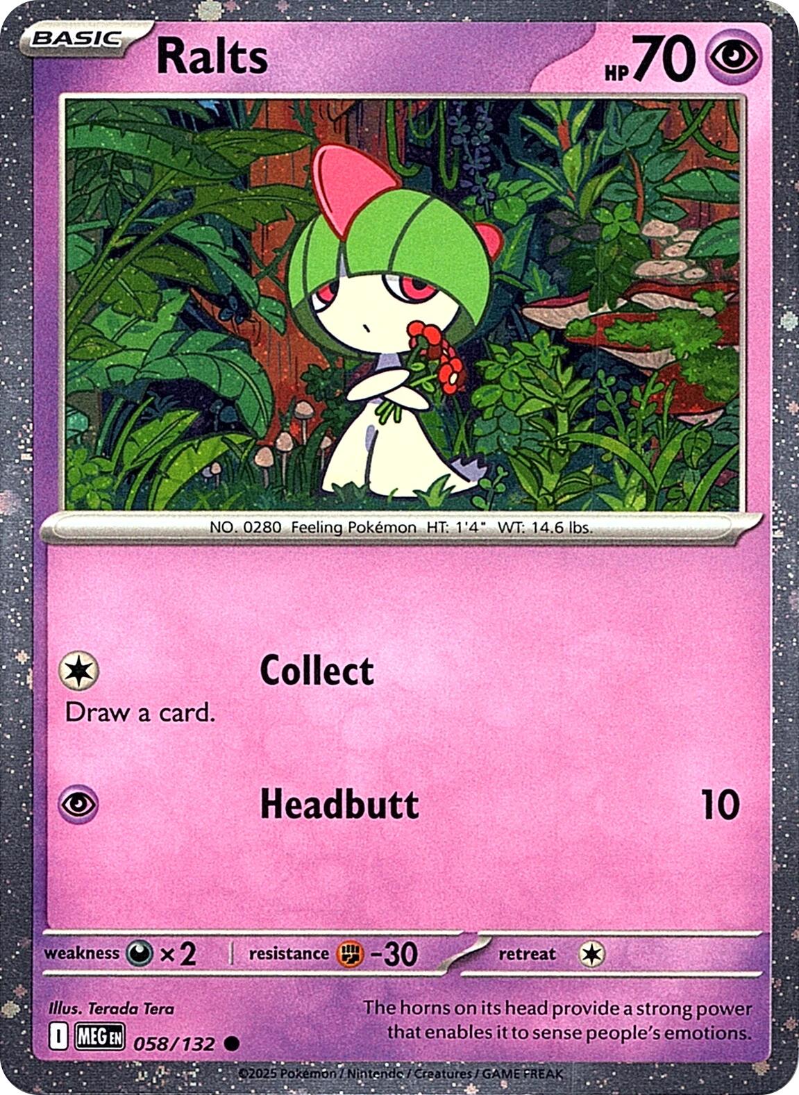 Ralts (058/132) (Cosmos Holo) [Miscellaneous Cards] | Black Swamp Games