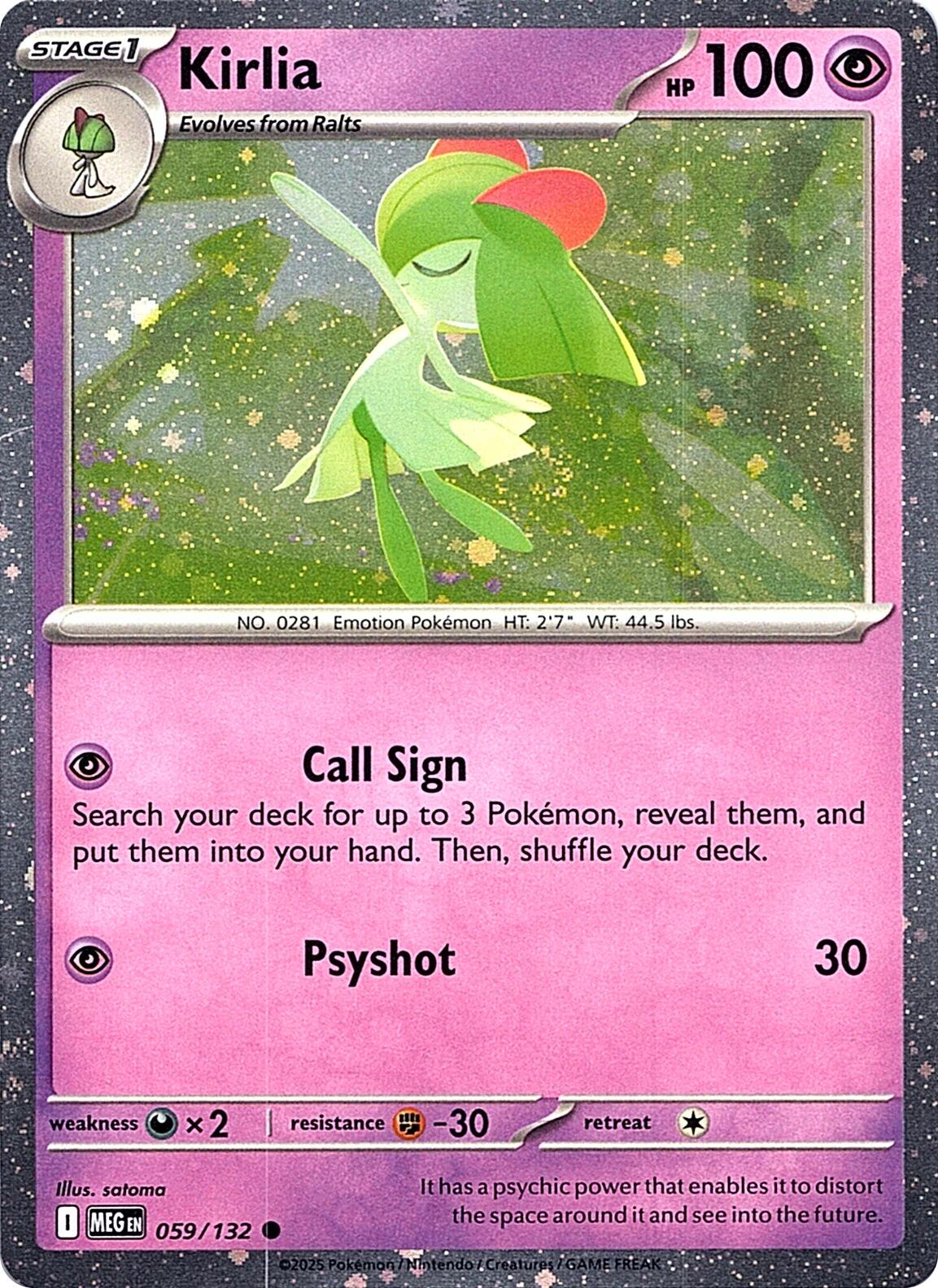 Kirlia (059/132) (Cosmos Holo) [Miscellaneous Cards] | Black Swamp Games