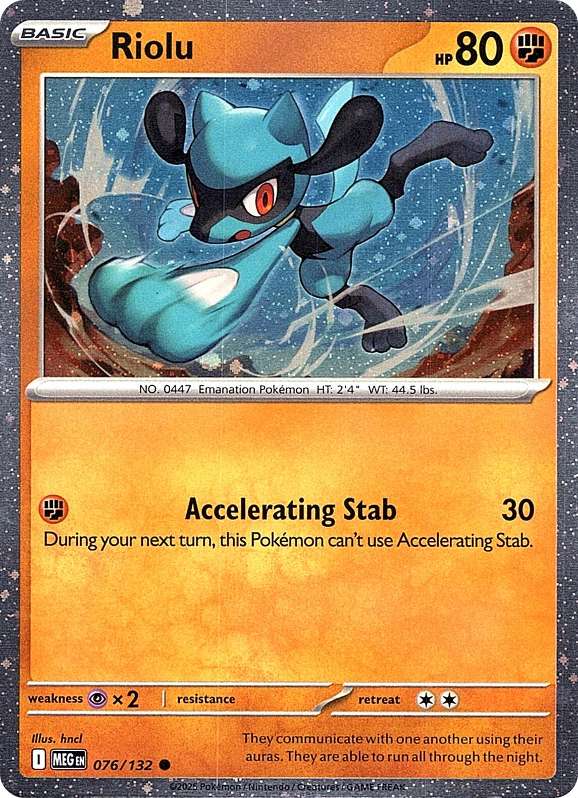 Riolu (076/132) (Cosmos Holo) [Miscellaneous Cards] | Black Swamp Games