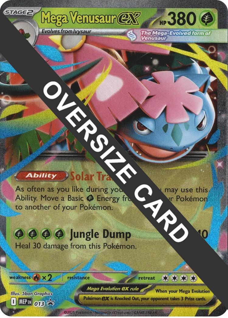 Mega Venusaur ex (013) (Jumbo) [Mega Evolution Promo] | Black Swamp Games