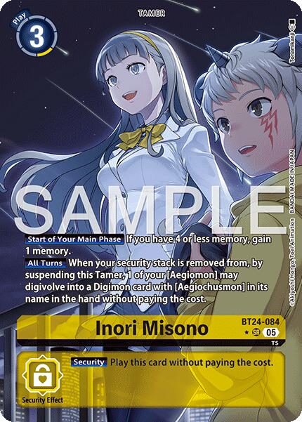 Inori Misono [BT24-084] (Alternate Art) [Time Stranger] | Black Swamp Games
