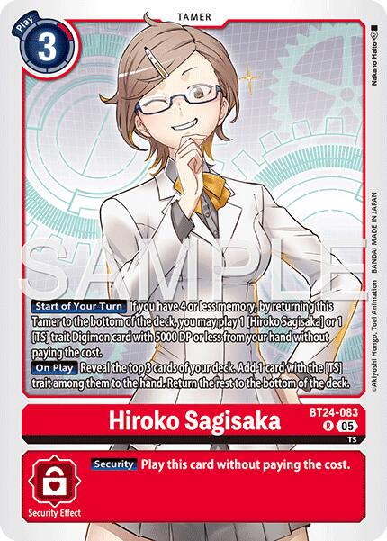 Hiroko Sagisaka [BT24-083] [Time Stranger] | Black Swamp Games