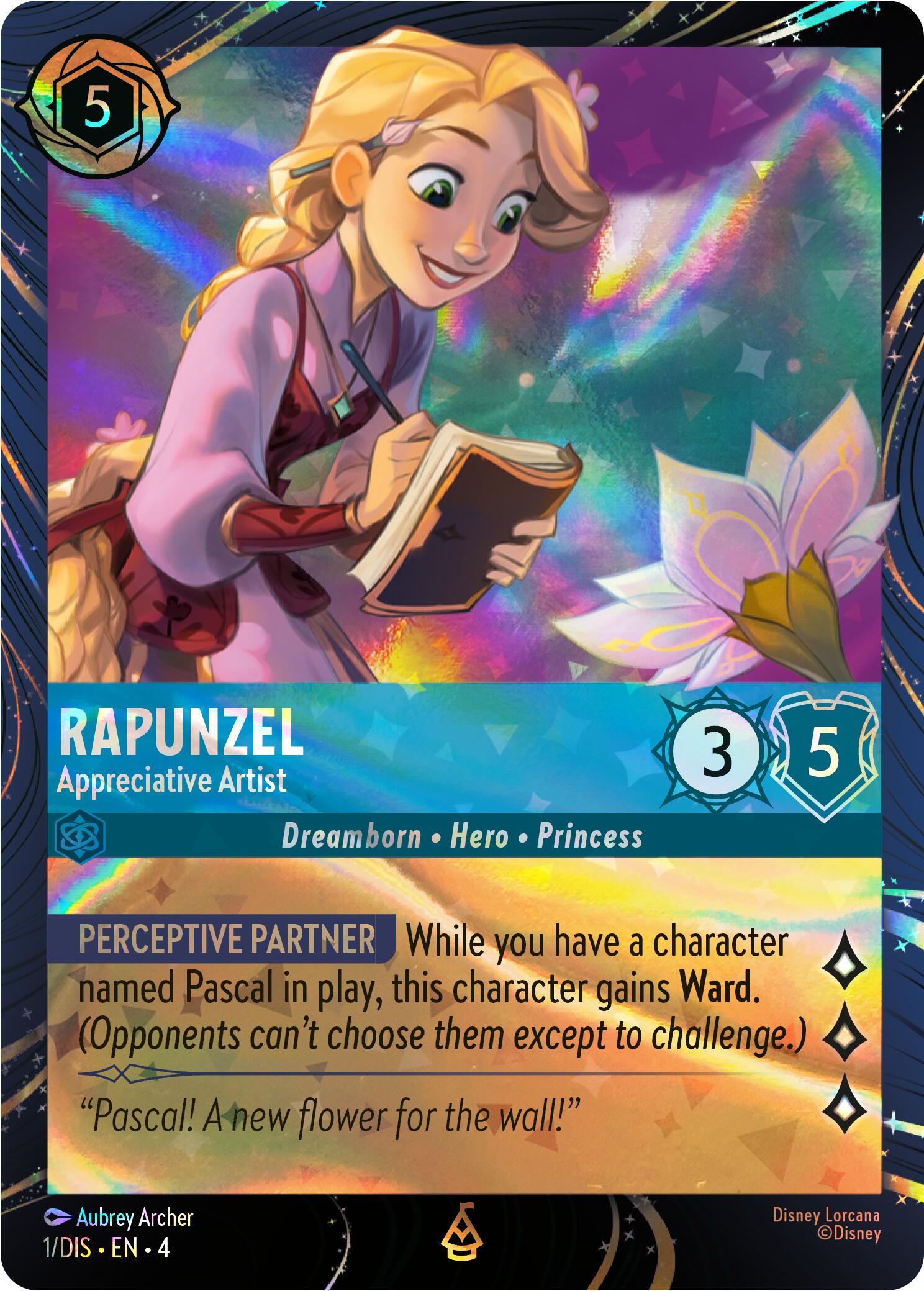 Rapunzel - Appreciative Artist (1) [Promo Cards] | Black Swamp Games