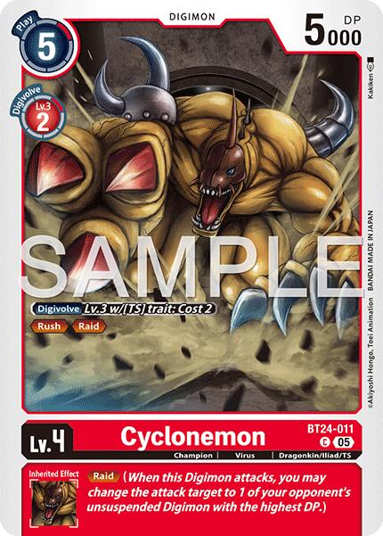 Cyclonemon [BT24-011] [Time Stranger] | Black Swamp Games