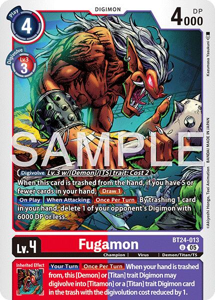 Fugamon [BT24-013] [Time Stranger] | Black Swamp Games