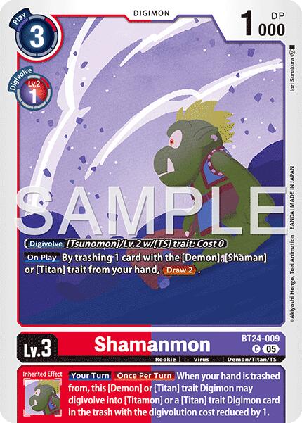 Shamanmon [BT24-009] [Time Stranger] | Black Swamp Games