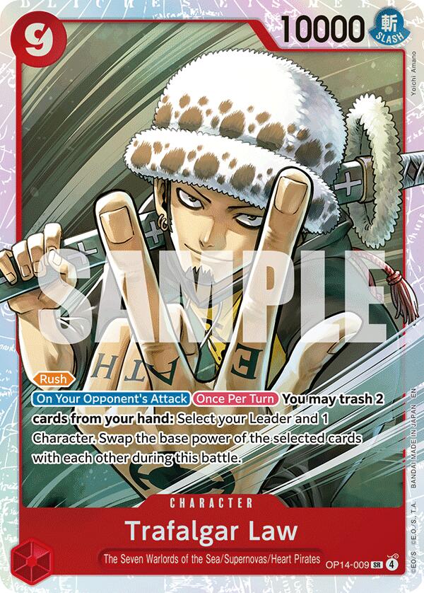 Trafalgar Law (OP14-009) [The Azure Sea's Seven] | Black Swamp Games
