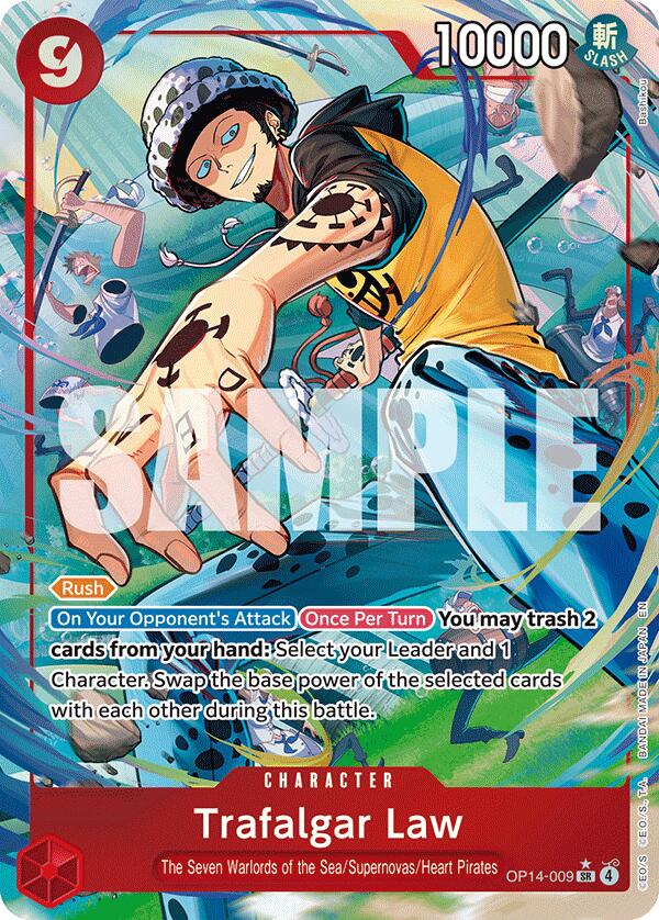 Trafalgar Law (OP14-009) (Alternate Art) [The Azure Sea's Seven] | Black Swamp Games