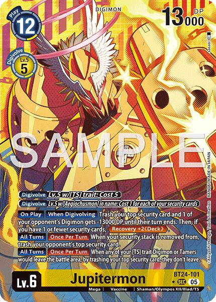 Jupitermon [BT24-101] (Alternate Art) [Time Stranger] | Black Swamp Games