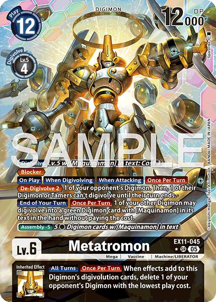 Metatromon [EX11-045] (Alternate Art) [Dawn of Liberator] | Black Swamp Games