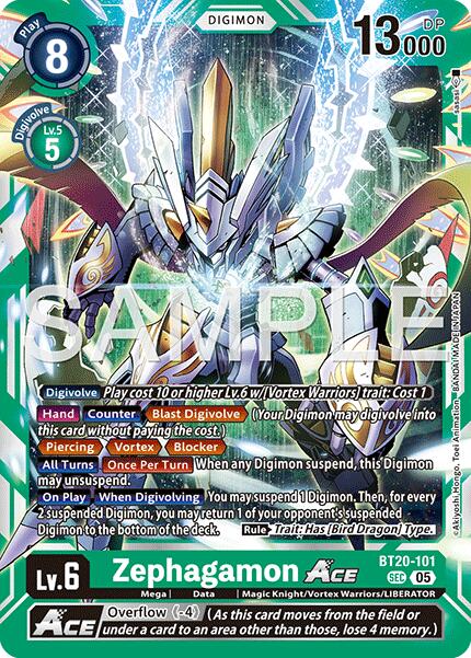 Zephagamon ACE [BT20-101] [Advanced Booster Digimon Generation] | Black Swamp Games