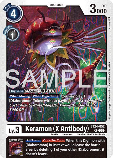Keramon [BT24-052] (X Antibody) [Time Stranger] | Black Swamp Games