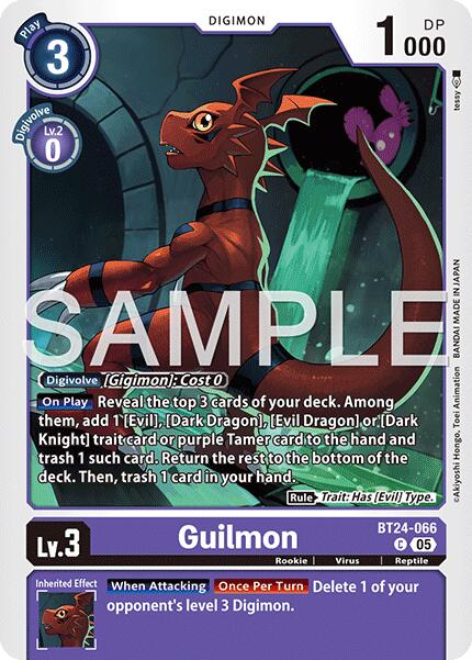 Guilmon [BT24-066] [Time Stranger] | Black Swamp Games
