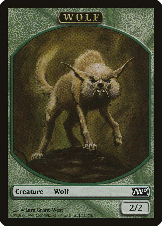 Wolf Token [Magic 2010 Tokens] | Black Swamp Games