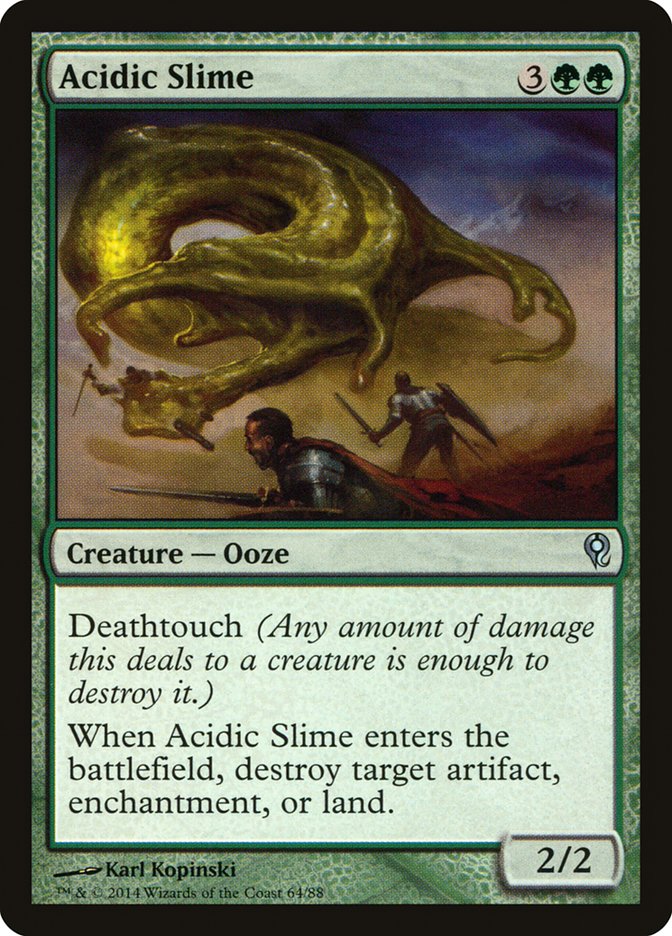 Acidic Slime [Duel Decks: Jace vs. Vraska] | Black Swamp Games