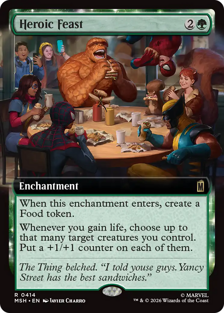Heroic Feast (Extended Art) [Marvel Super Heroes] | Black Swamp Games