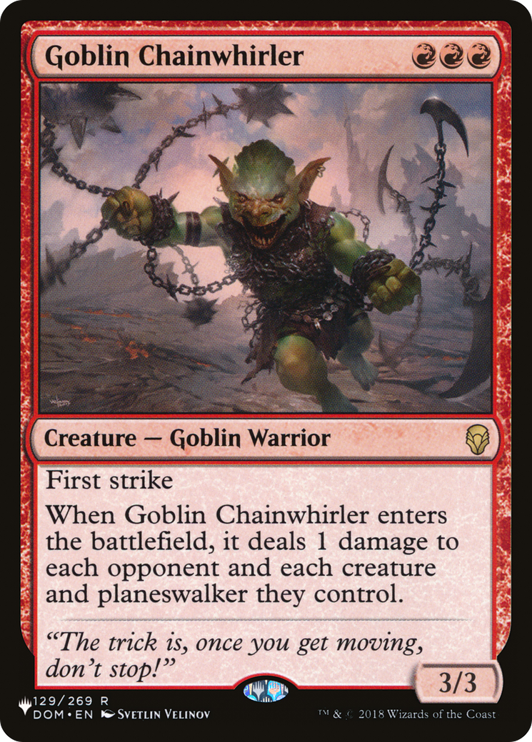 Goblin Chainwhirler [The List Reprints] | Black Swamp Games