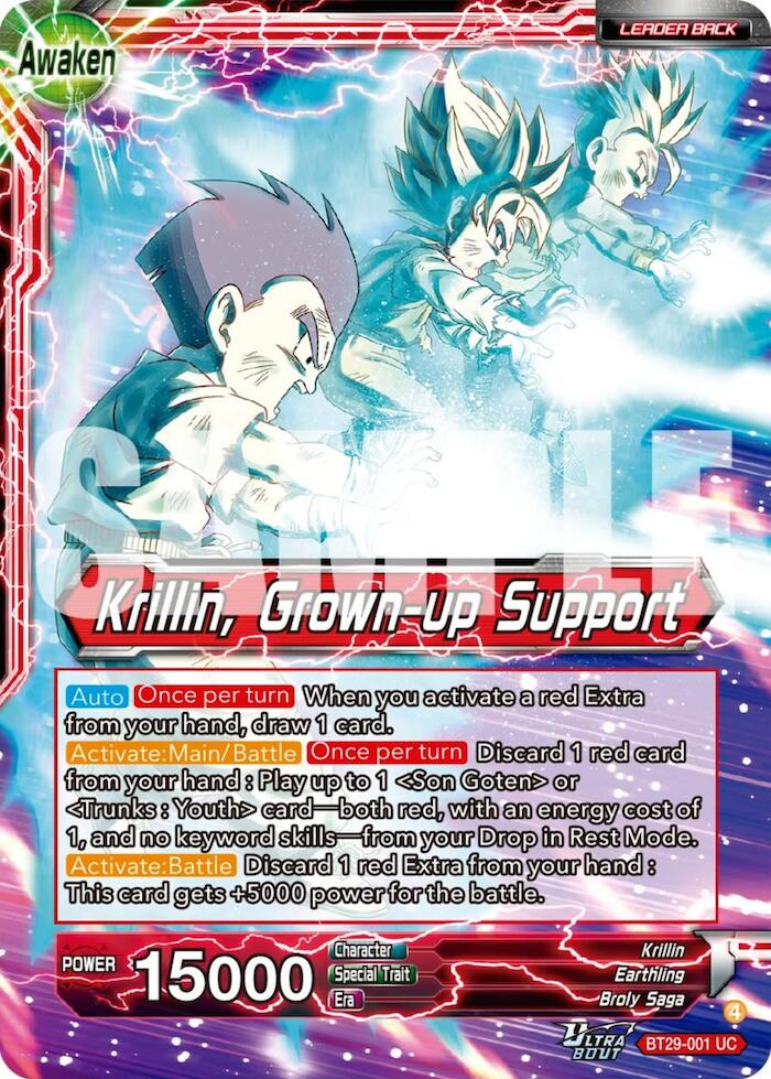 Krillin // Krillin, Grown-up Support (BT29-001) [Fearsome Rivals] | Black Swamp Games