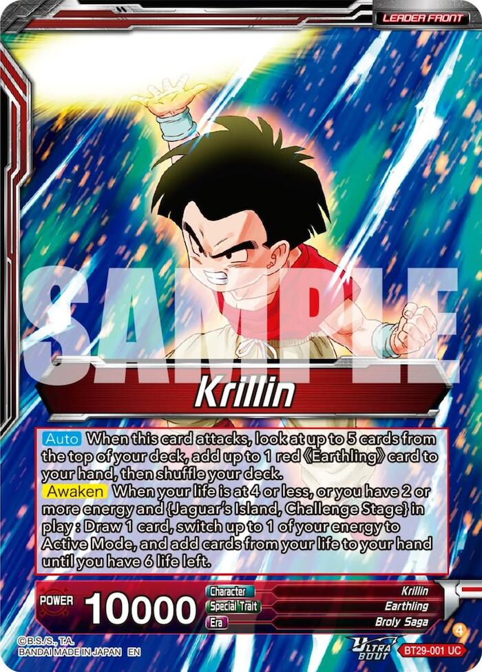 Krillin // Krillin, Grown-up Support (BT29-001) [Fearsome Rivals] | Black Swamp Games