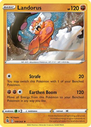 Landorus (148/264) (Cosmos Holo) [Sword & Shield: Fusion Strike] | Black Swamp Games